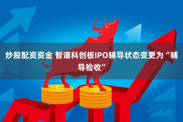 炒股配资资金 智谱科创板IPO辅导状态变更为“辅导验收”